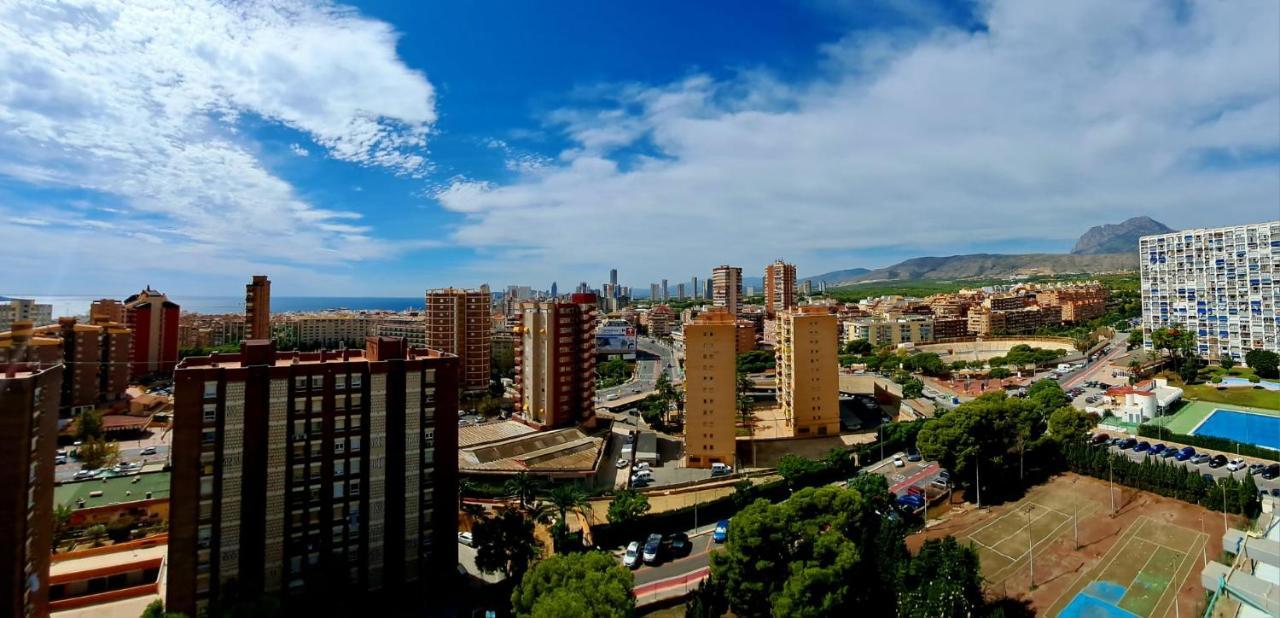 Ferienwohnung Comfortable Studio With Sea View Benidorm Exterior foto